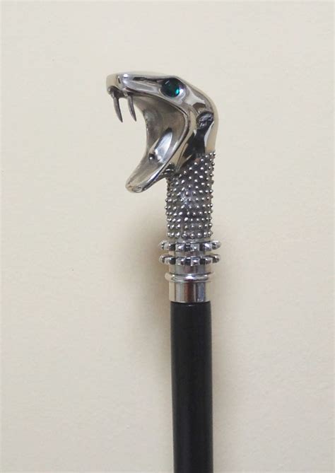 draco malfoy walking stick|draco malfoy snake cane.